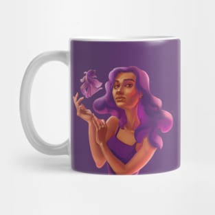 Girl with fish Mug